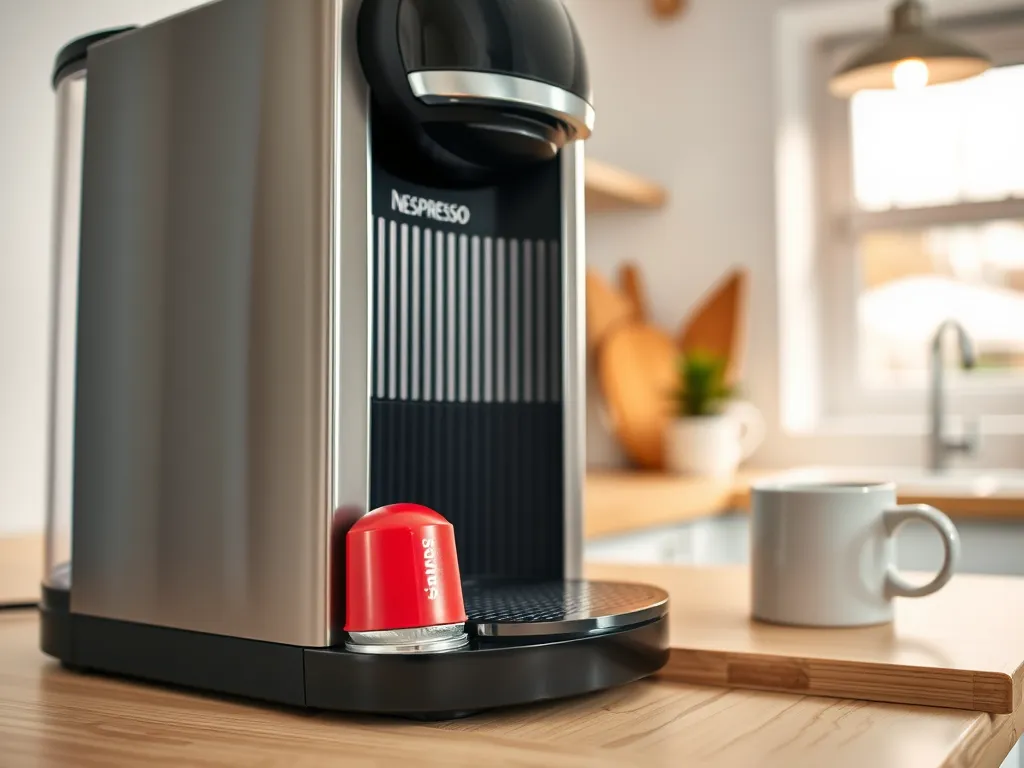 Jak włożyć kapsułkę do ekspresu Nespresso?